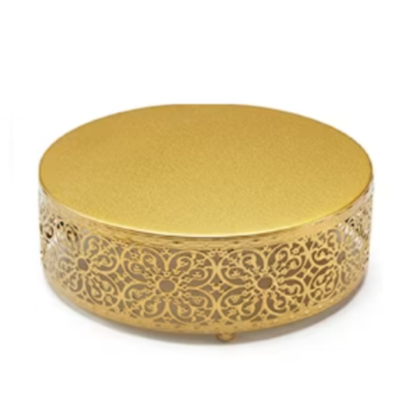 Gold Cake Stand 10" Round