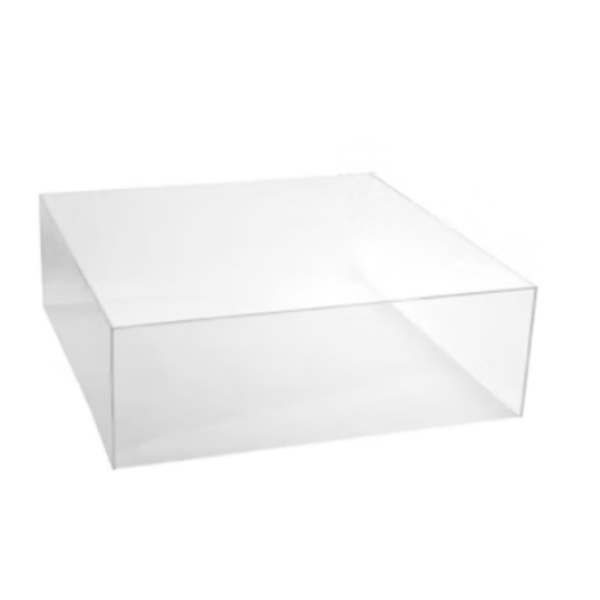 Clear Acrylic Cake Stand 18" Square