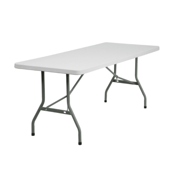 6 ft. x 30 in. Fold in Half Resin Table