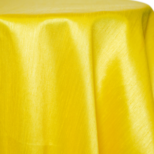 Canary Yellow, Linens, Round
