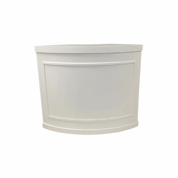 White Dalix Corner Bar - 3 ft