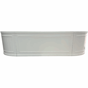 White Dalix Curved Bar- 14 ft