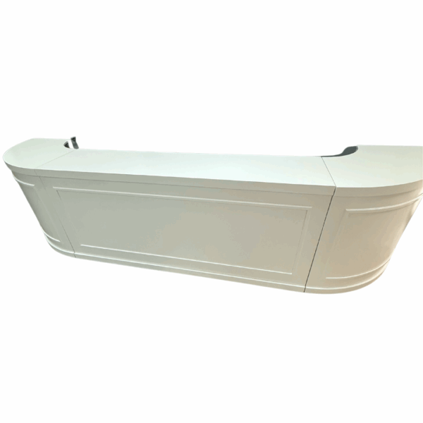 White Dalix Curved Bar- 14 ft - Image 3