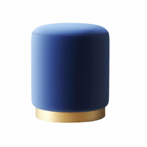 Cynthia Blue Ottoman