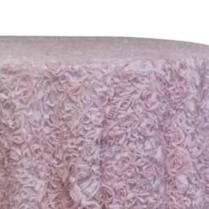 Pink Rose Chiffon 120" Round