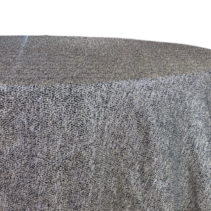 Black Electric Mist 132" Round