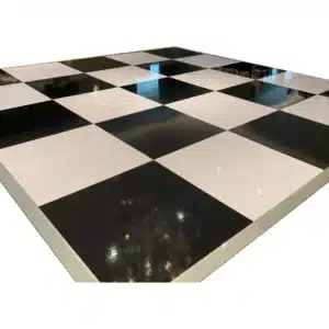 White and Black Gloss Dance Floor