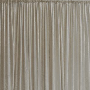 Ivory Velvet Velvet Pipe and Drape