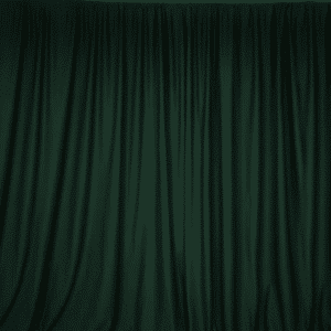 Hunter Green Velvet Pipe and Drape
