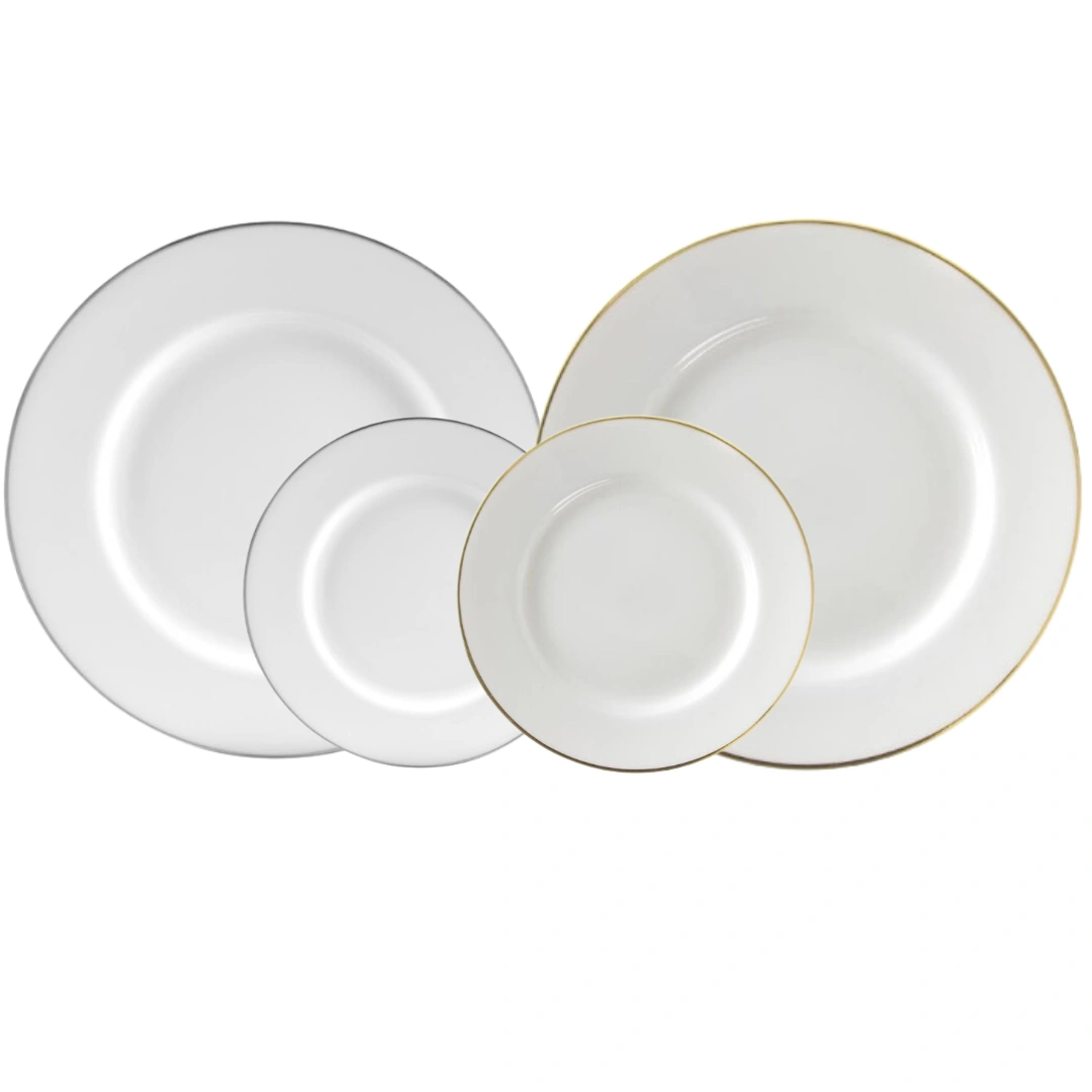 Gold and Silver Rimmed